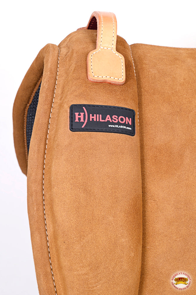 Hilason Horse Bareback Saddle Pad Anti Slip Base Suede Leather