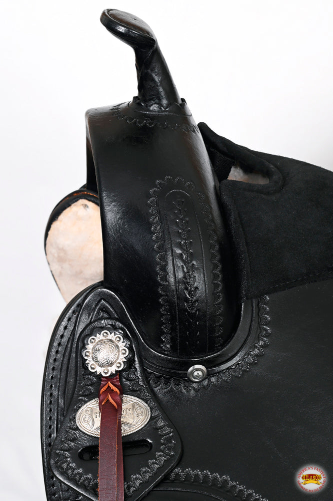 HILASON Western Horse Treeless Trail Pleasure American Leather Saddle | Barrel for Horses