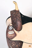 Hilason Western Horse Treeless Trail Barrel American Leather Saddle