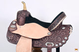 Hilason Western Horse Treeless Trail Barrel Saddle American Leather