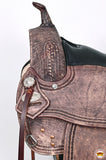 Hilason Western Horse Treeless Trail Pleasure Saddle American Leather