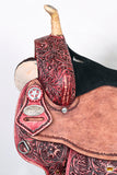 Hilason Flex Tree Western Horse Saddle American Leather Trail Barrel