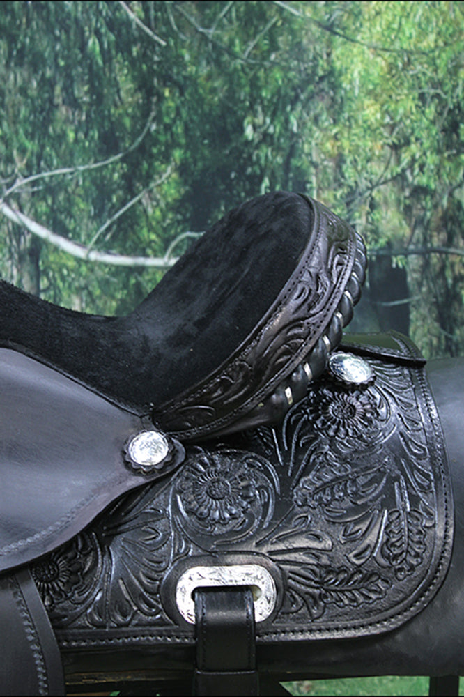 Flex Tree Western Horse Saddle American Leather Trail Barrel By Hilason