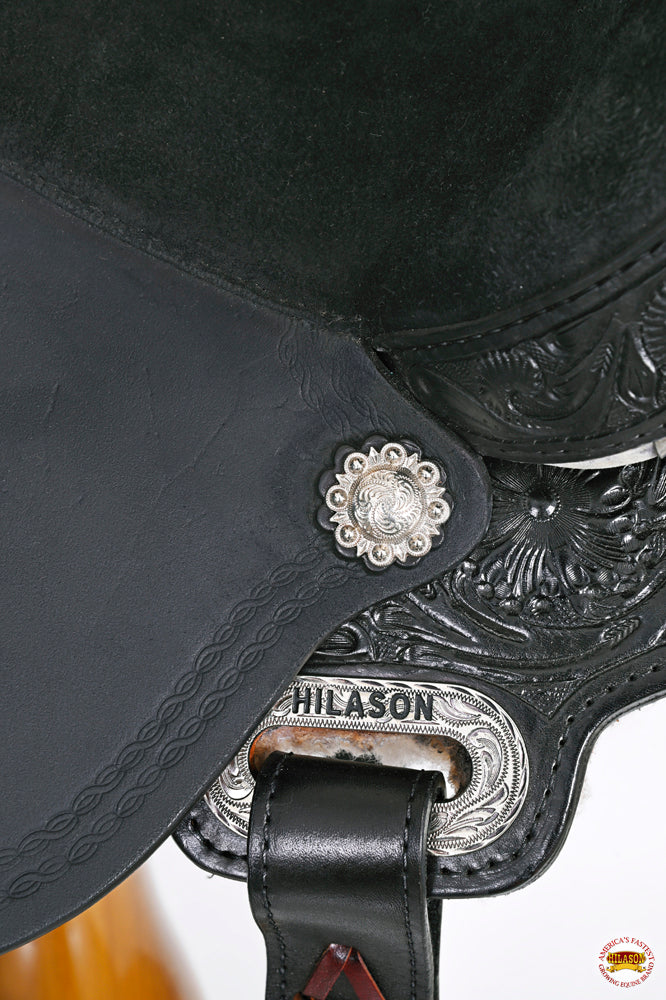 HILASON Flex Tree Western Horse Saddle American Leather Trail Barrel Racing | for Horses
