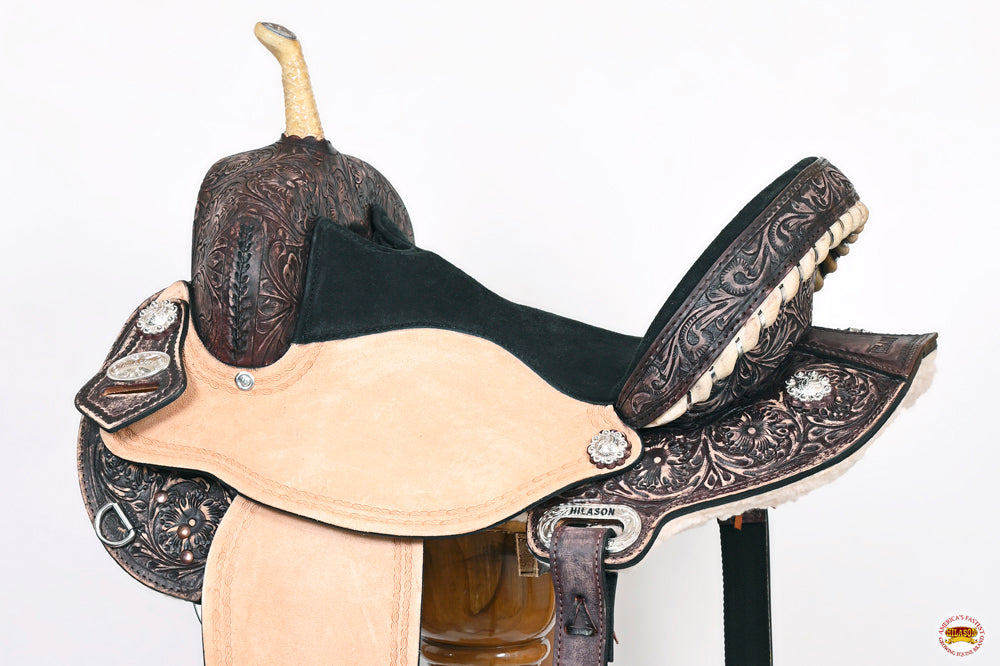 Flex Tree Western Horse Saddle American Leather Trail Barrel Racing By Hilason