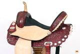 Flex Tree Western Horse Saddle American Leather Trail Barrel By Hilason