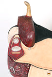 Flex Tree Western Horse Saddle American Leather Trail Barrel By Hilason