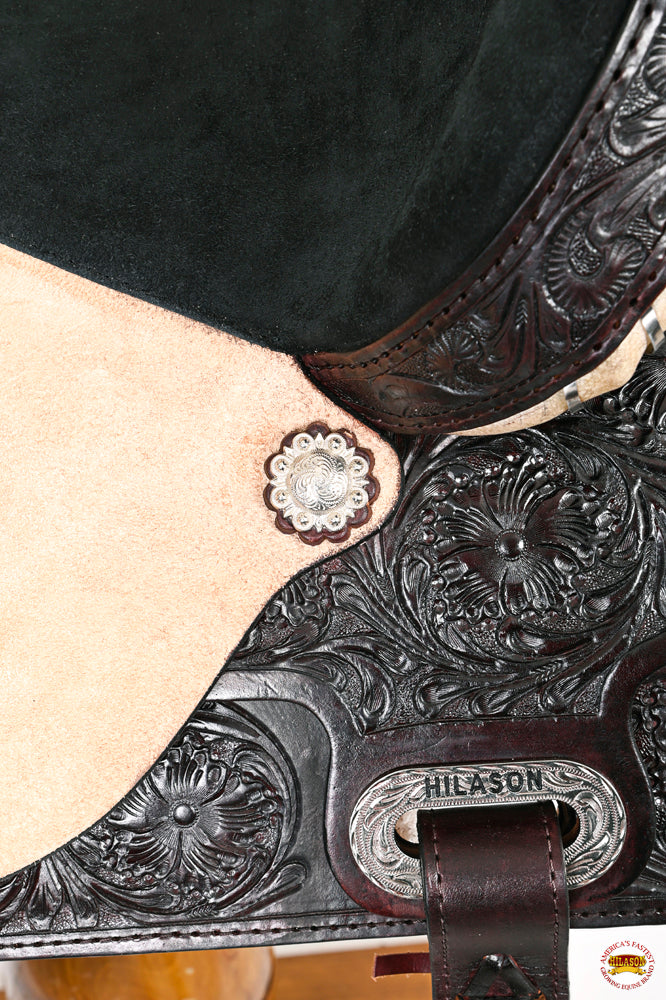 Flex Tree Western Horse Saddle American Leather Trail Barrel By Hilason