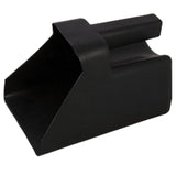 Hilason Horse Feeding Scoop Plastic Feeder 3 Quart Black