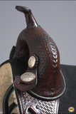 Hilason Western Horse Trail Barrel Racing American Leather Saddle