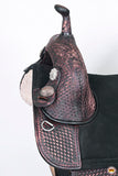 Hilason Western Horse Trail Barrel Racing American Leather Saddle