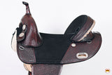 Hilason Western Horse Trail Barrel Racing American Leather Saddle