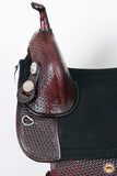Hilason Western Horse Trail Barrel Racing American Leather Saddle