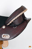 Hilason Western Horse Trail Barrel Racing American Leather Saddle