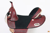 Hilason Western Horse Trail Barrel Racing American Leather Saddle