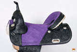 Hilason Western Horse Trail Barrel Racing American Leather Saddle