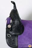 Hilason Western Horse Trail Barrel Racing American Leather Saddle