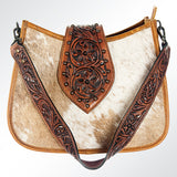 American Darling Hobo Hand Tooled Hair On Genuine Leather Western Women Bag | Handbag Purse Bags for Cute