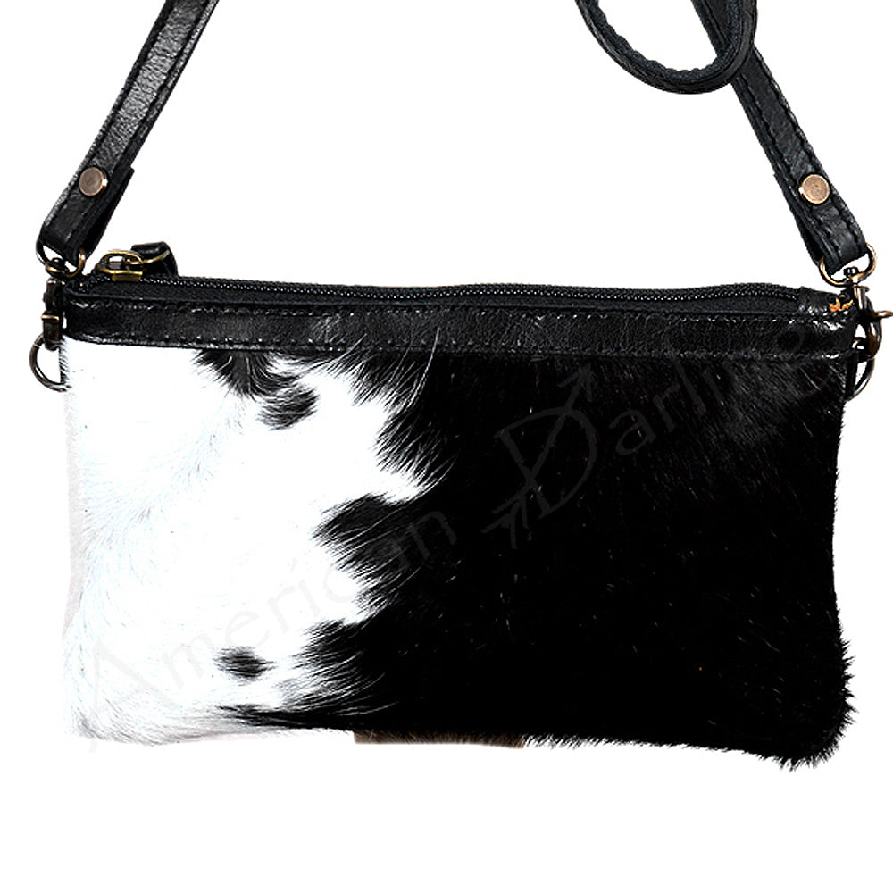 American Darling Small Crossbody Hair On Genuine Leather Western Women Bag Handbag Purse | for Cute