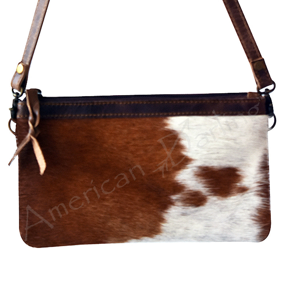 American Darling Small Crossbody Hair On Genuine Leather Western Women Bag Handbag Purse | for Cute