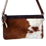 American Darling Small Crossbody Hair On Genuine Leather Western Women Bag Handbag Purse | for Cute