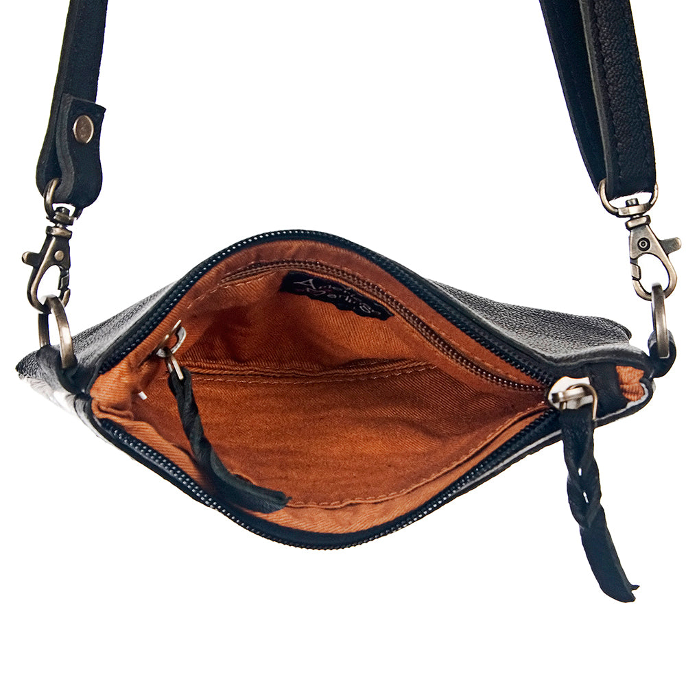 American Darling Small Crossbody Hair On Genuine Leather Western Women Bag Handbag Purse | for Cute