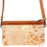 American Darling Small Crossbody Hair On Genuine Leather Western Women Bag Handbag Purse | for Cute