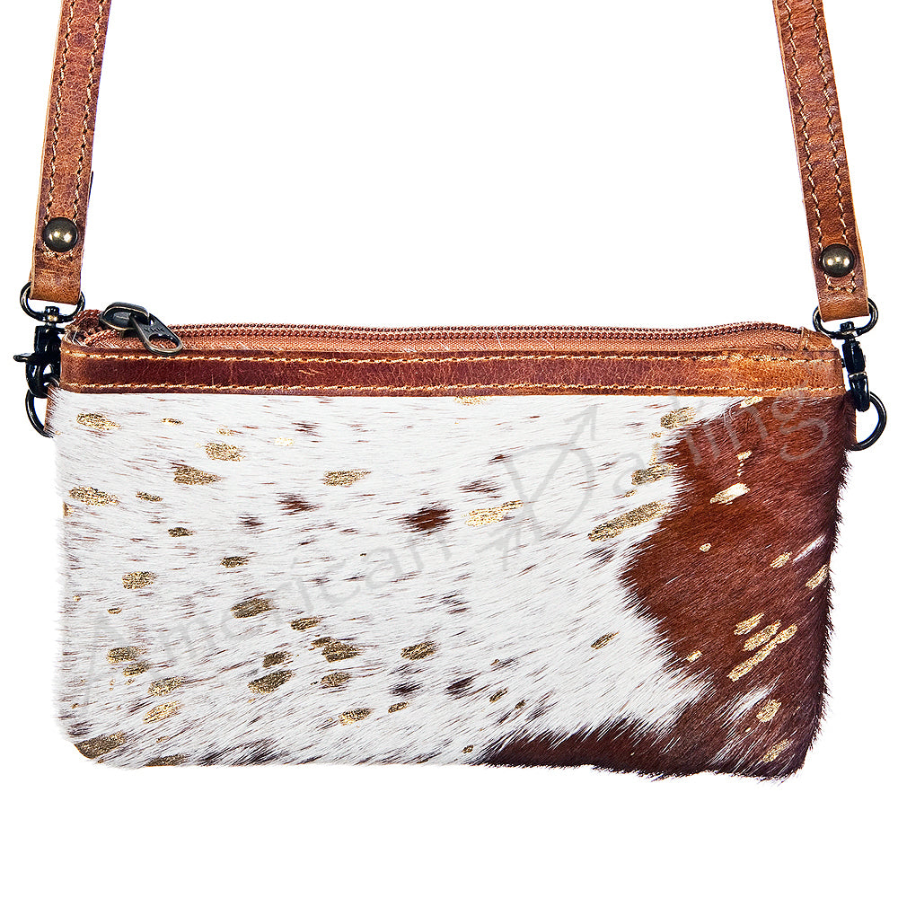 American Darling Small Crossbody Hair On Genuine Leather Western Women Bag Handbag Purse | for Cute