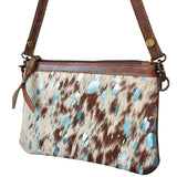 American Darling Small Crossbody Hair On Genuine Leather Western Women Bag Handbag Purse | for Cute