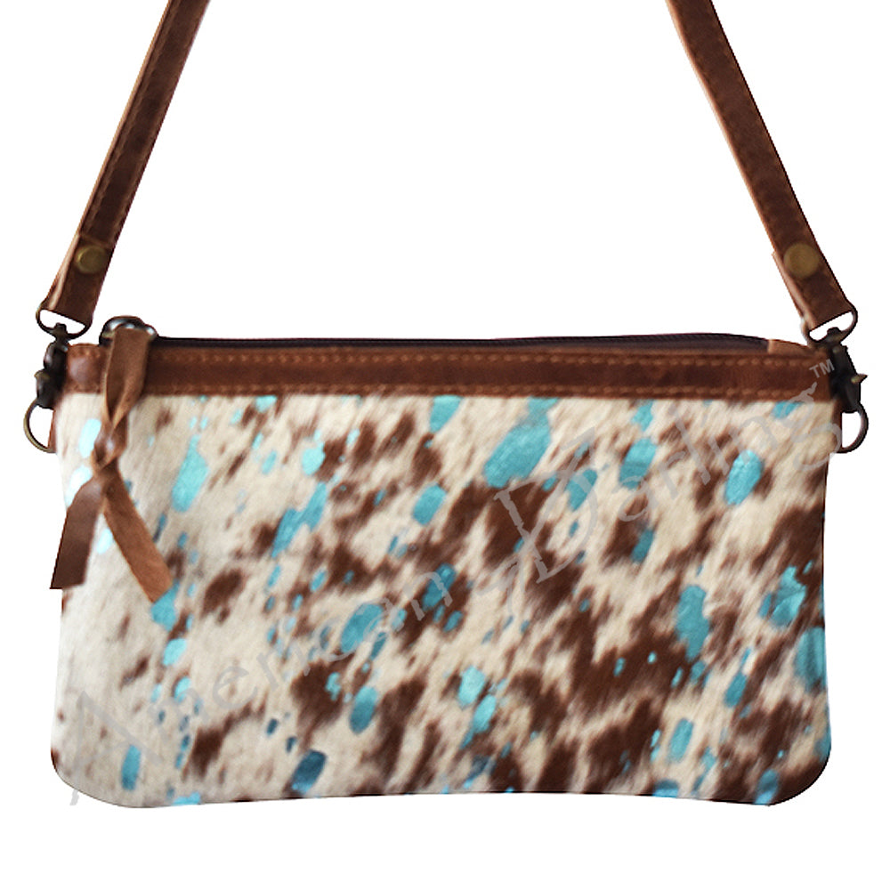 American Darling Small Crossbody Hair On Genuine Leather Western Women Bag Handbag Purse | for Cute