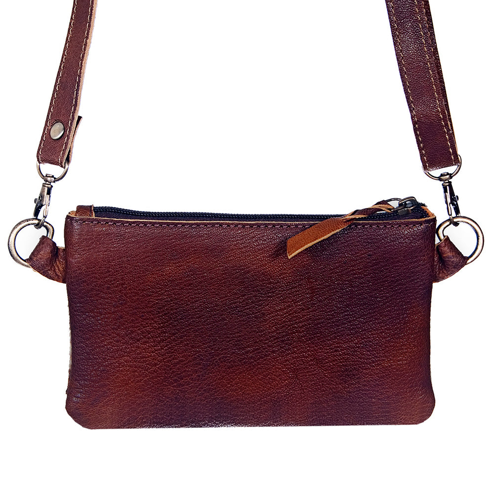 American Darling Small Crossbody Hair On Genuine Leather Western Women Bag Handbag Purse | for Cute