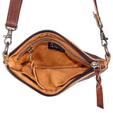 American Darling Small Crossbody Hair On Genuine Leather Western Women Bag Handbag Purse | for Cute