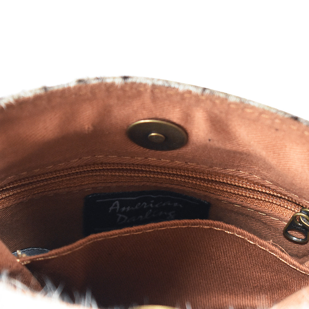 American Darling Cross Body Hair-On Genuine Leather Western Women Bag | Handbag Purse Crossbody for Cute