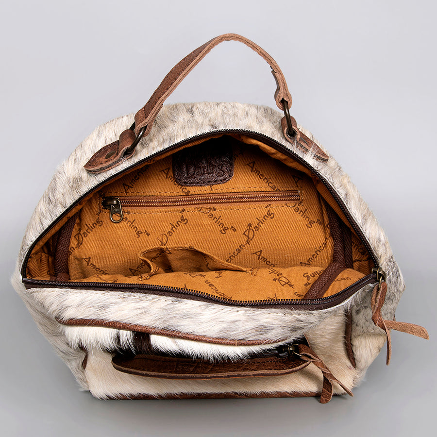 American Darling Backpack Hair on Genuine Leather Western Women Bag | for Laptop School Purse Travel