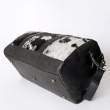 American Darling ADBGS174BKW Duffel Hair On Genuine Leather Women Bag Western Handbag Purse