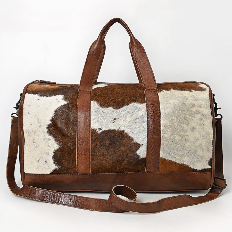 American Darling Women's Duffel Bag Western Hair On Genuine Leather Handbag and Ladies Purse