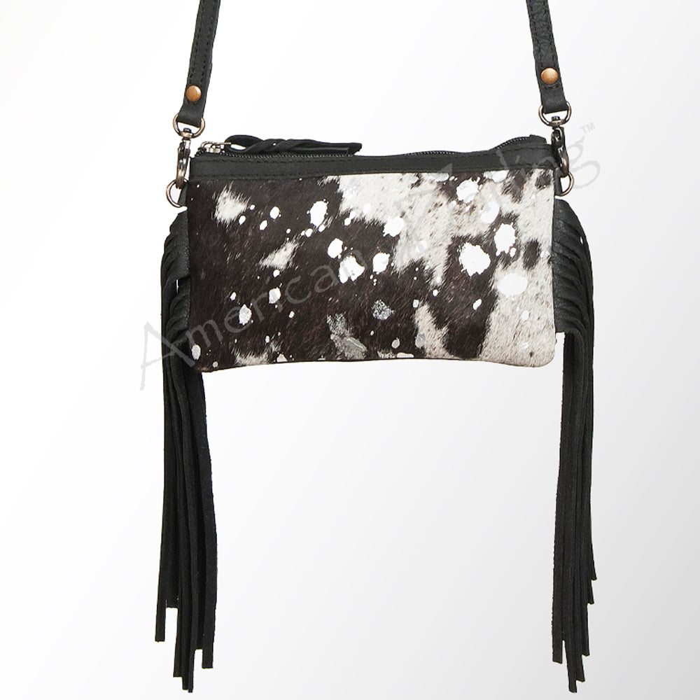 American Darling Small Crossbody Hair On Genuine Leather Western Women Bag Handbag Purse | for Cute