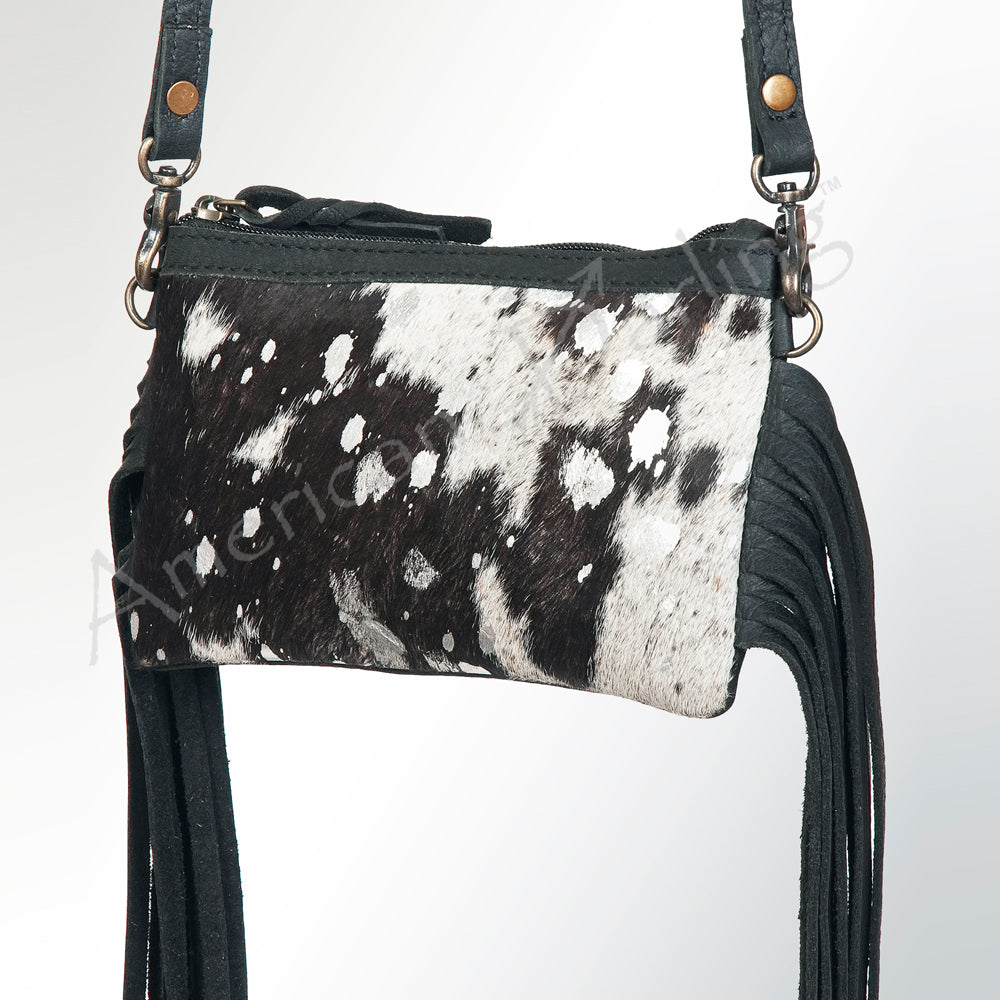 American Darling Small Crossbody Hair On Genuine Leather Western Women Bag Handbag Purse | for Cute