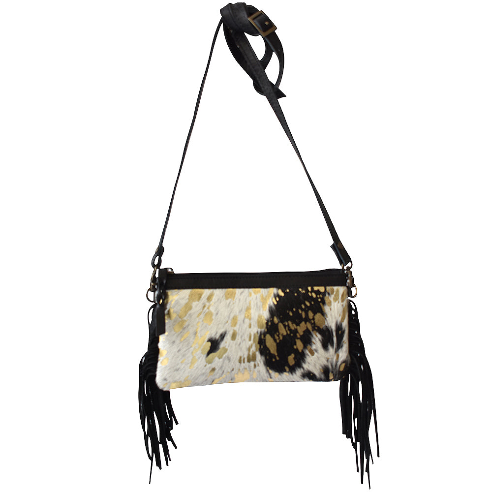 American Darling Small Crossbody Hair On Genuine Leather Western Women Bag Handbag Purse | for Cute