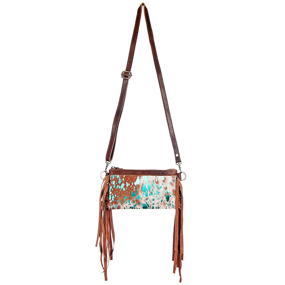 American Darling Small Crossbody Hair On Genuine Leather Western Women Bag Handbag Purse | for Cute