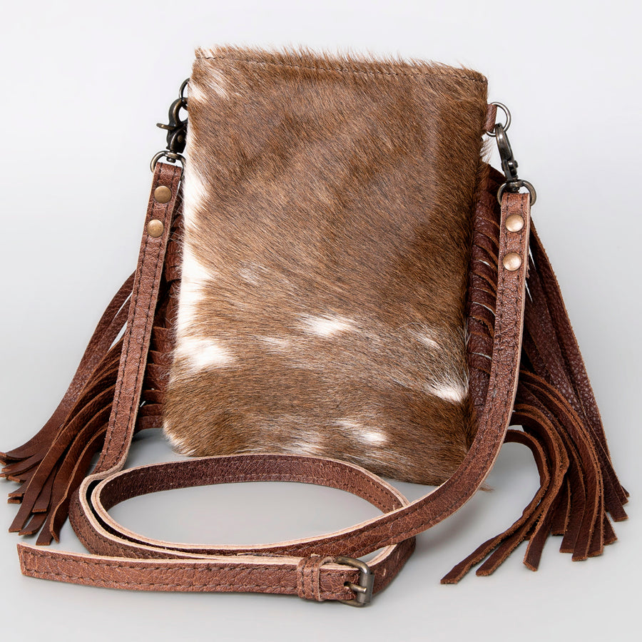 American Darling Cross Body Hair-On Genuine Leather Western Women Bag | Pink Handbag Purse Crossbody for Cute - Uhorse