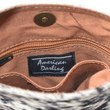 American Darling Cross Body Hair-On Genuine Leather Western Women Bag | Handbag Purse Crossbody for Cute