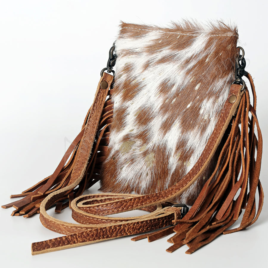 American Darling Cross Body Hair-On Genuine Leather Western Women Bag | Pink Handbag Purse Crossbody for Cute - Uhorse