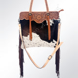 American Darling Cross Body Hand Tooled Hair on-Genuine Leather Western Women Bag Handbag Purse | Crossbody for Cute