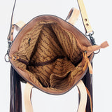 American Darling Cross Body Hand Tooled Hair on-Genuine Leather Western Women Bag Handbag Purse | Crossbody for Cute