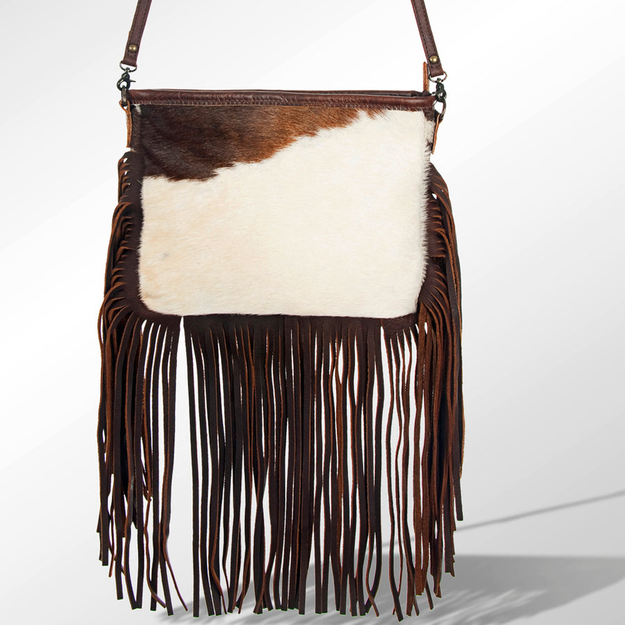 American Darling Crossbody Hair On Genuine Leather Western Women Bag Handbag Purse | for Cute