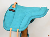 Hilason Horse Bareback Saddle Pad Anti Slip Base Suede Leather