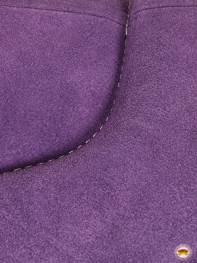 Hilason Horse Bareback Saddle Pad Anti Slip Base Suede Leather