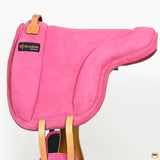 Hilason Horse Bareback Saddle Pad Anti Slip Base Suede Leather