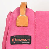Hilason Horse Bareback Saddle Pad Anti Slip Base Suede Leather